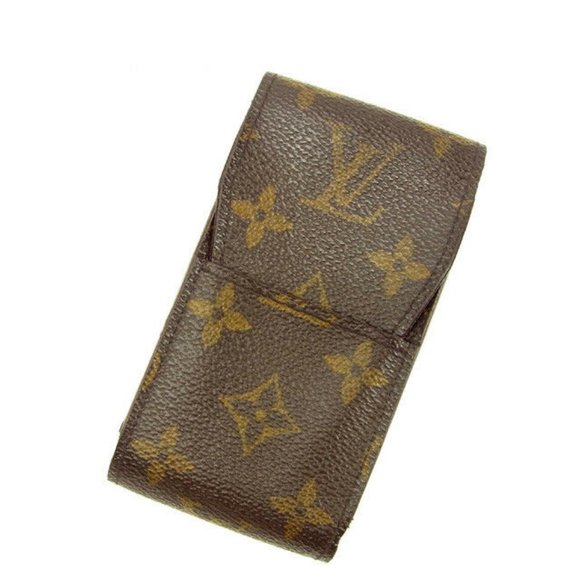 Louis Vuitton Cigarette case Monogram Brown Woman unisex Authentic Used - Picture 1 of 6